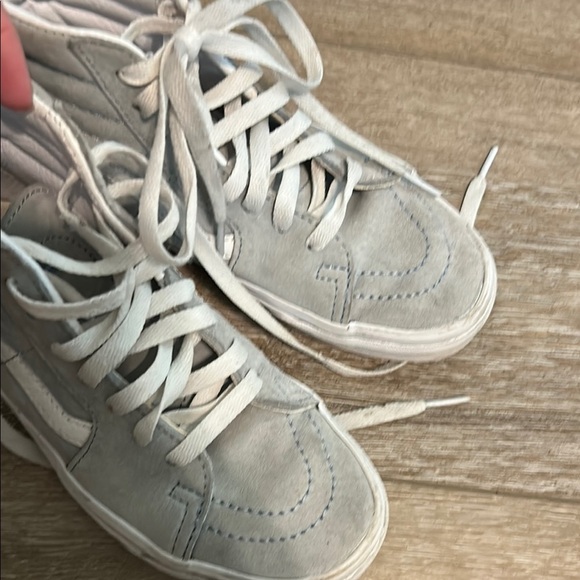 VANs Sage Green/Gray SK8-Hi Sentry High-Top Sneakers M 3.5 W 5 - Picture 4 of 7